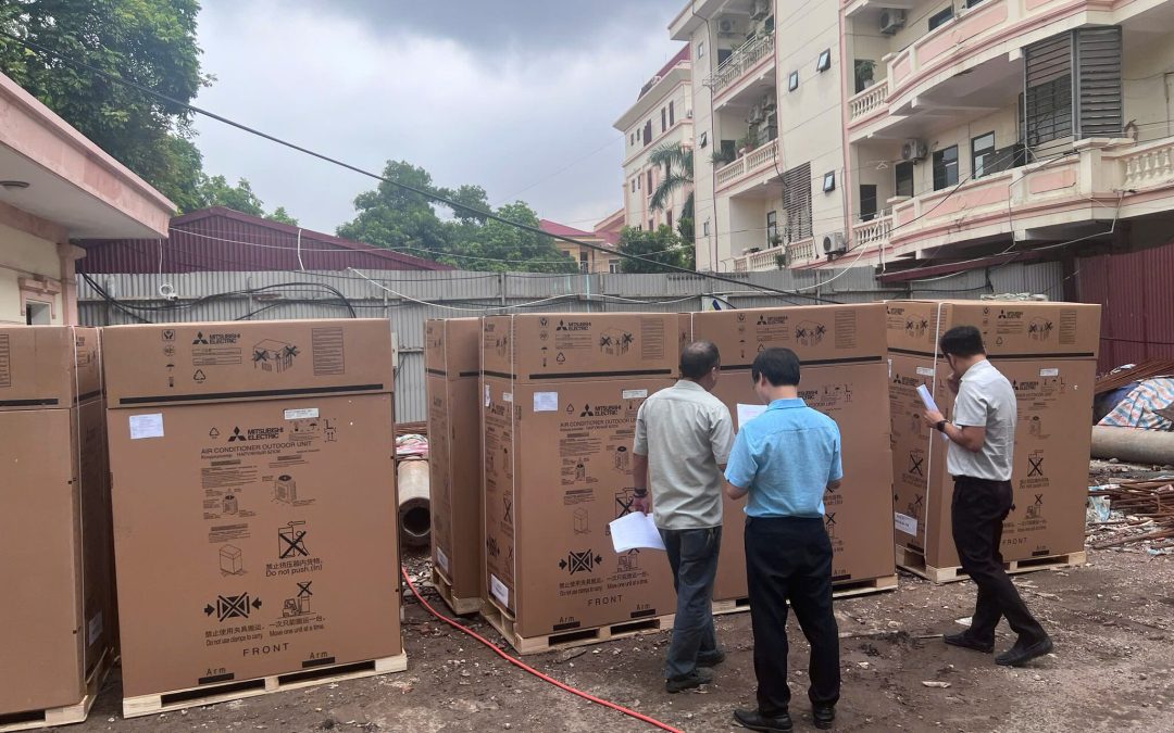 THÀNH AN E&T CUNG CẤP THIẾT BỊ ĐIỀU HÒA KHÔNG KHÍ MITSUBISHI ELECTRIC CHO DỰ ÁN CÔNG AN TỈNH BẮC NINH 🔹