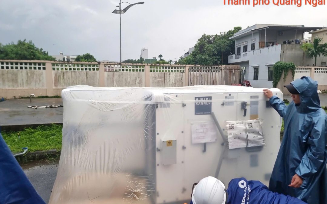 Dấu án tại Quảng Ngãi, tiếp nối chuỗi dự án khu vực miền Trung, Thành An E&T vừa hoàn thành giao hàng AHU Huber & Ranner (Đức) cho Bệnh viện Đa khoa Quảng Ngãi.