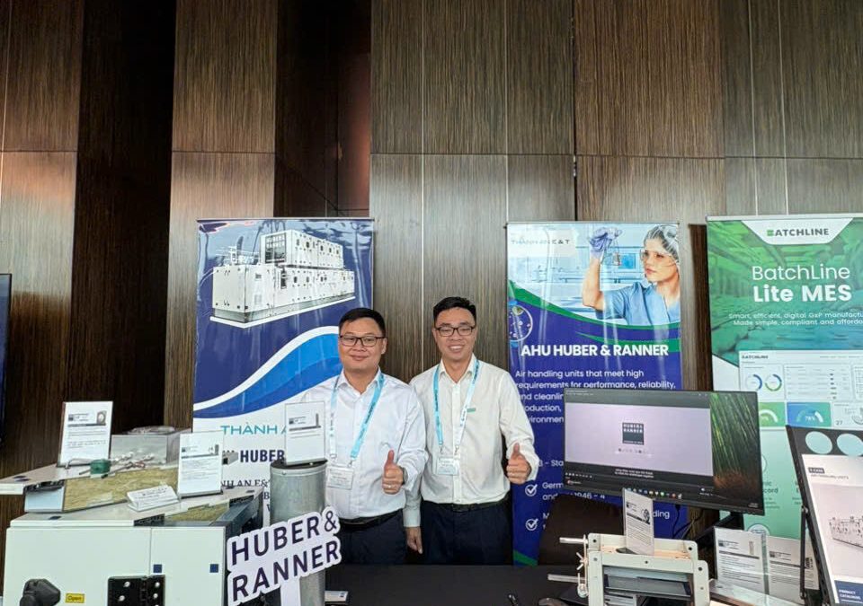 THÀNH AN E&T KẾT NỐI TẠI VNPCA & ISPE SINGAPORE GMP/GMP-EU WORKSHOP VỚI SẢN PHẨM AHU HUBER & RANNER – GIẢI PHÁP DÀNH RIÊNG CHO PHÒNG SẠCH.